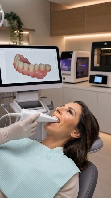Laboratório de prótese digital do Dr. Luciano Moura, periodontista no Jaguaré